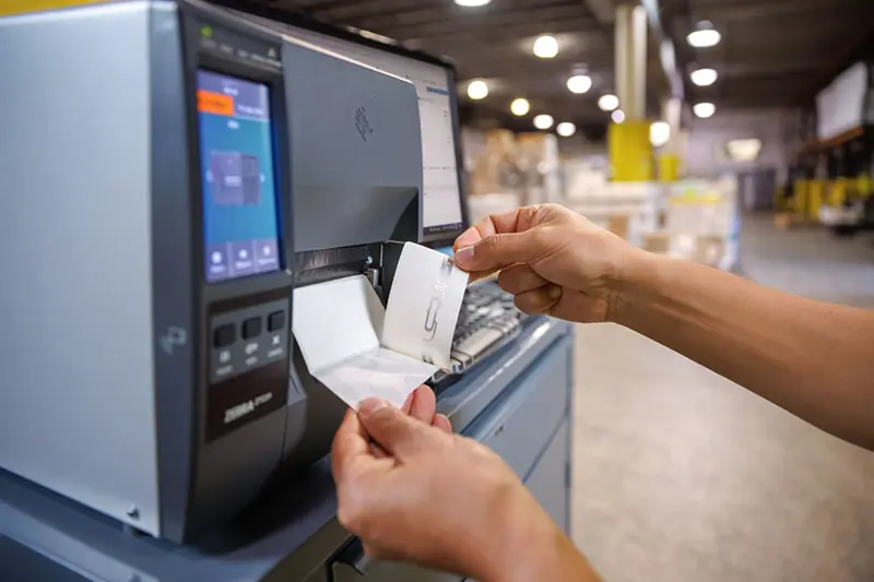 Print RFID label on demand