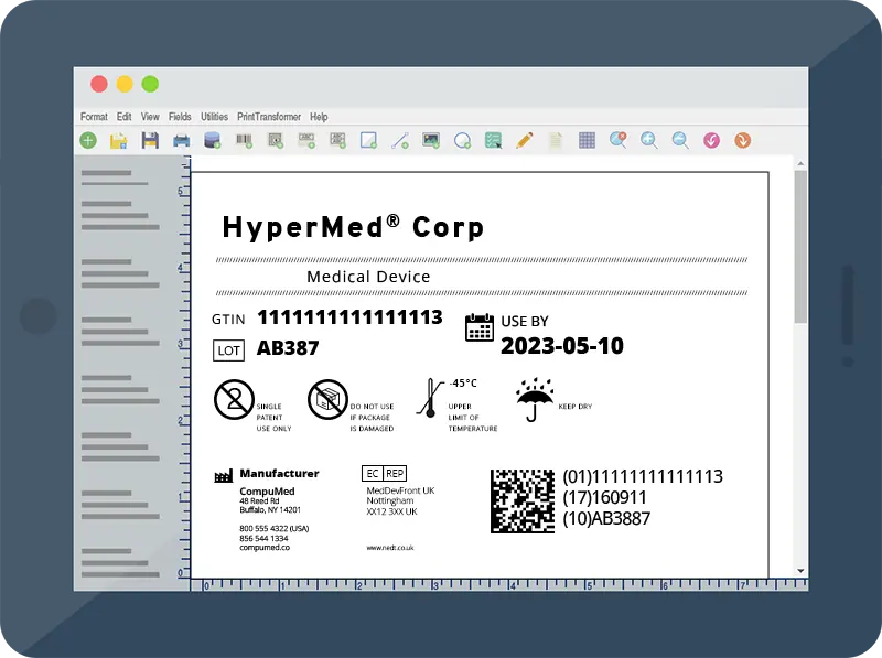 MarkMagic label printing software