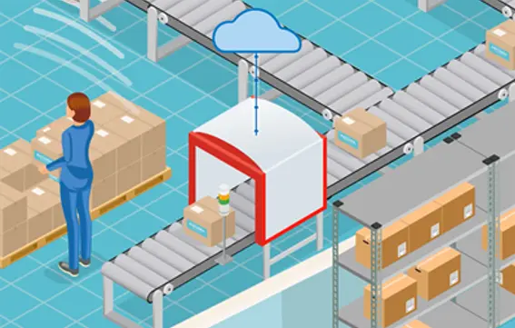 RFID tunnel solution in a warehouse setting