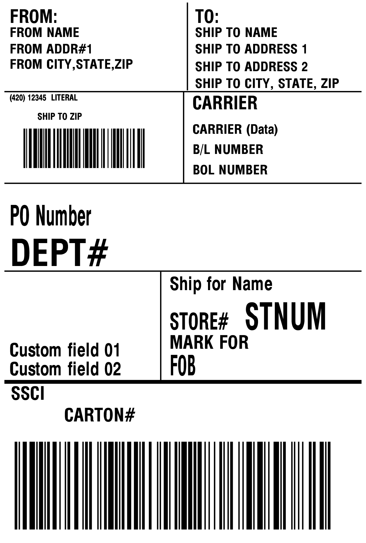 Return Labels Printable