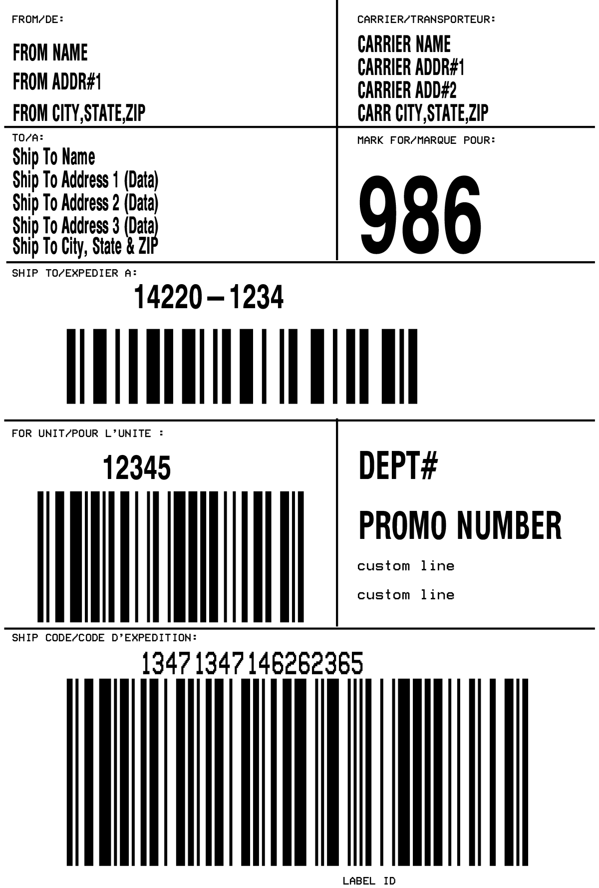 Amazon Printable Labels