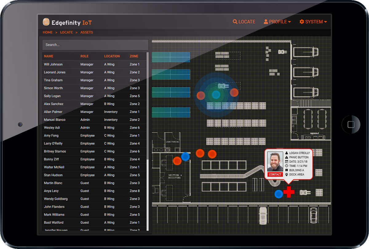 Edgefinity IoT RFID software provides safety and security solutions