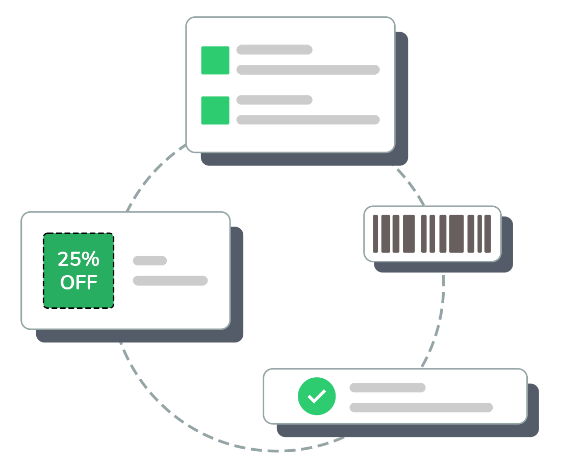 Combine packing slips, shipping labels, and other documents into one form. Combine packing slips, shipping labels, and other documents into one form.
