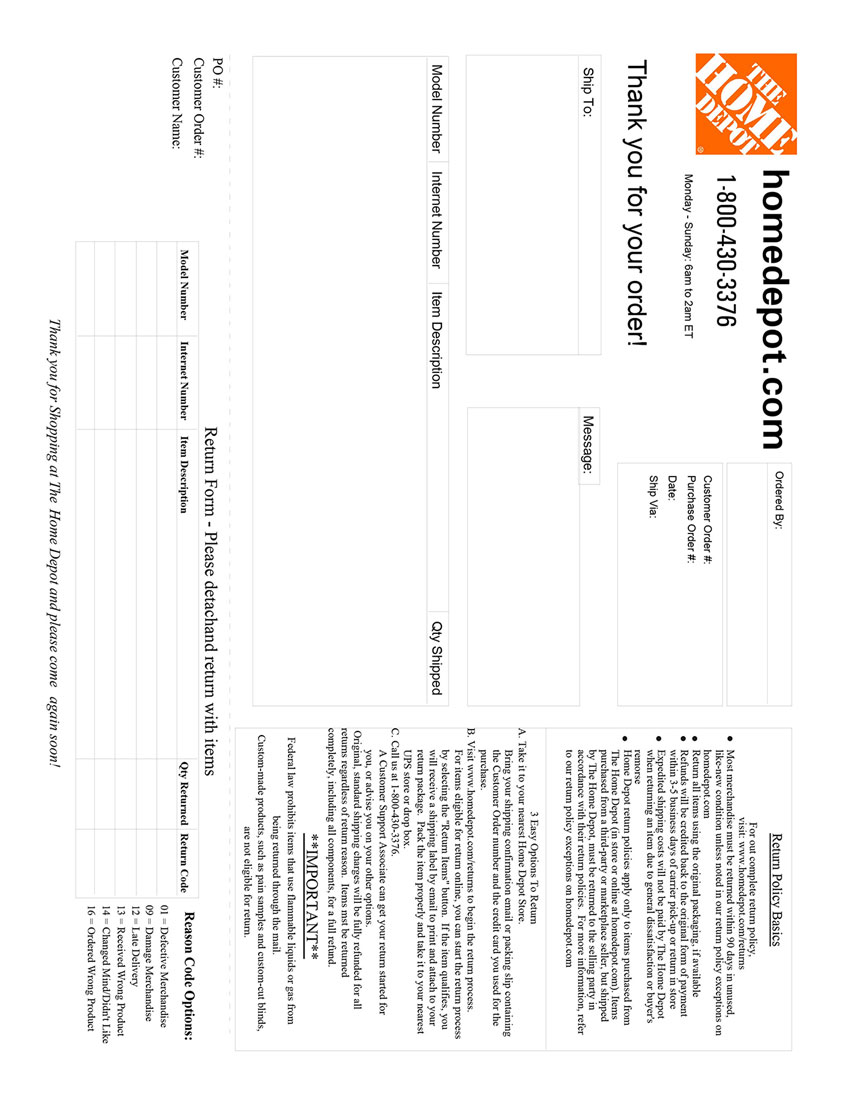 Home Depot's Typical Customer Profile