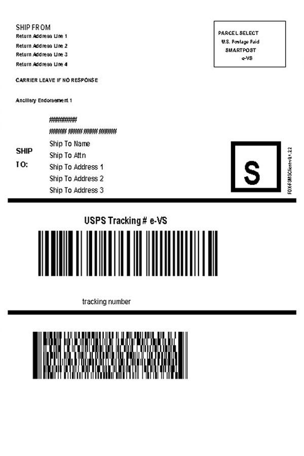 Fedex Shipping Label Templates CYBRA