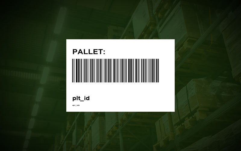 Pallet Label Template