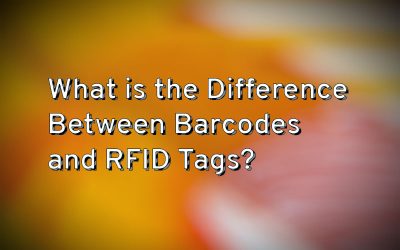 What is the Difference Between Barcodes and RFID Tags?