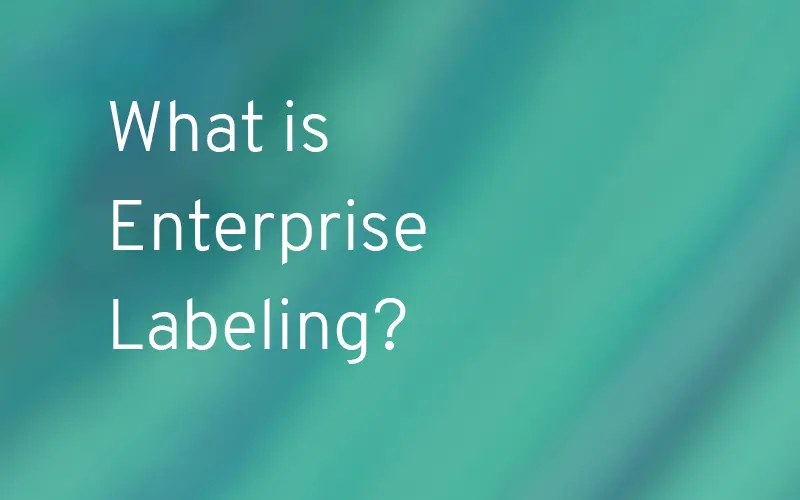 What is Enterprise Labeling and How Can You Use It? (2022)