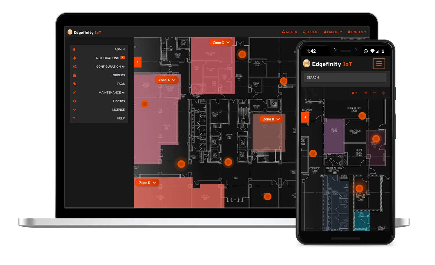 Edgefinity IoT RFID software for cold chain tracking