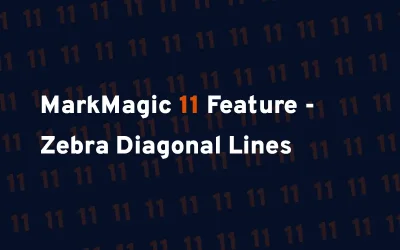 MarkMagic 11 Feature – Zebra Diagonal Lines